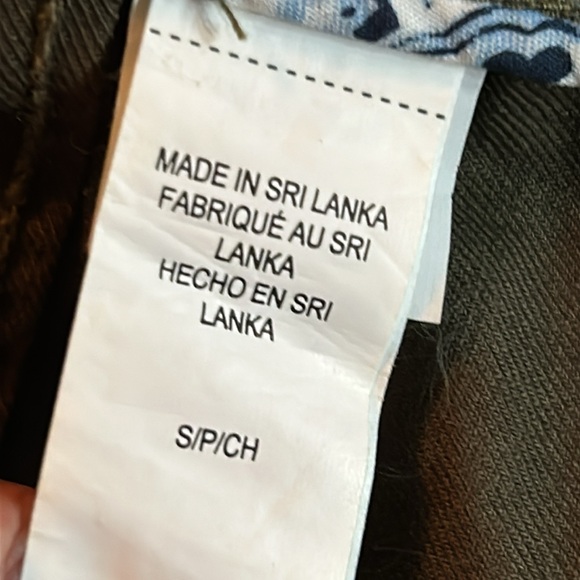 Lucky Brand Full Zip Jacket Military Utility Olive Army Green Women's size Small - Picture 9 of 12